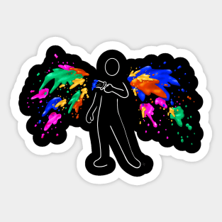 Artist Wings Sticker